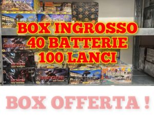 Box Ingrosso 40 Batterie 100 Lanci