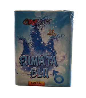 Batteria 25 Lanci Fumata Baby Shower Girl or Boy - Blu