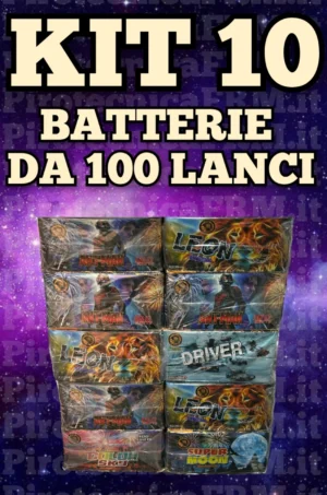 Kit 10 Batterie 100 Lanci