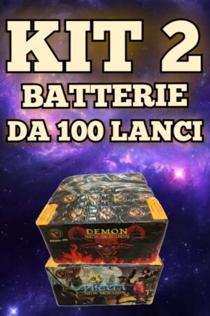 Kit 2 Batterie 100 Lanci