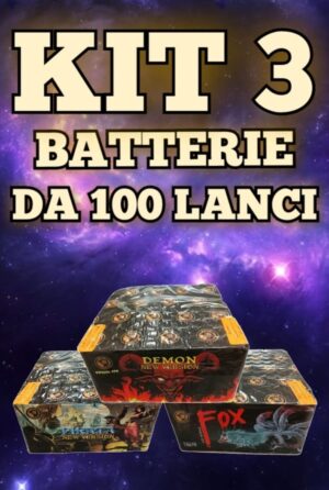 Kit 3 Batterie 100 Lanci