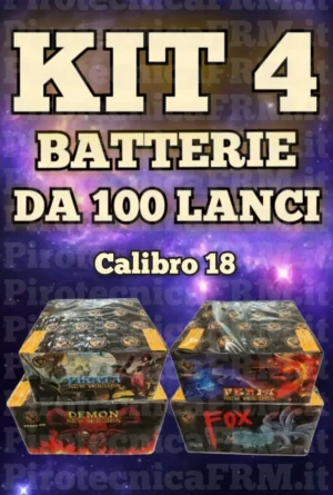 Kit 4 Batterie 100 Lanci FRM 2K24