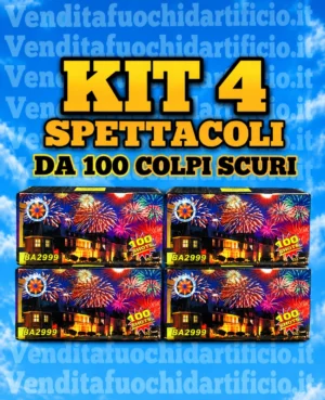 Kit 4 Batterie 100 Lanci