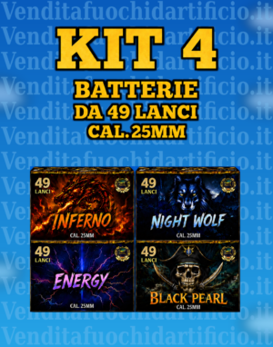 Kit 4 Batterie 49 Lanci